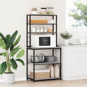 Estante de cocina Gris Sonoma 80 x 40 x 168 cm en Librerías y estanterías | Comprar online en Foru.es