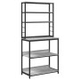 Estante de cocina Gris Sonoma 80 x 40 x 168 cm en Librerías y estanterías | Comprar online en Foru.es