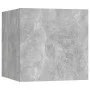 Juego de muebles de salón 6 piezas gris hormigón de vidaXL, Muebles TV - Ref: Foro24-3079103, Precio: 176,72 €, Descuento: %
