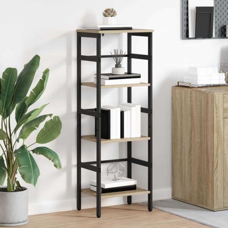 Estante de libros Roble Sonoma 40 x 29,5 x 115 cm en Librerías y estanterías | Comprar online en Foru.es