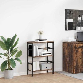 Estante de libros Roble ahumado 60 x 29,5 x 81 cm en Librerías y estanterías | Comprar online en Foru.es