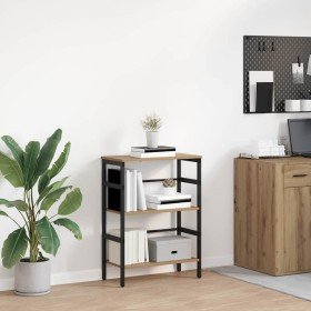 Estante de libros Roble artesanal 60 x 29,5 x 81 cm en Librerías y estanterías | Comprar online en Foru.es