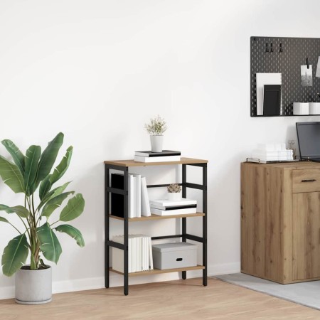 Estante de libros Roble artesanal 60 x 29,5 x 81 cm en Librerías y estanterías | Comprar online en Foru.es