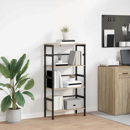 Estante de libros Roble Sonoma 60 x 29,5 x 115 cm en Librerías y estanterías | Comprar online en Foru.es