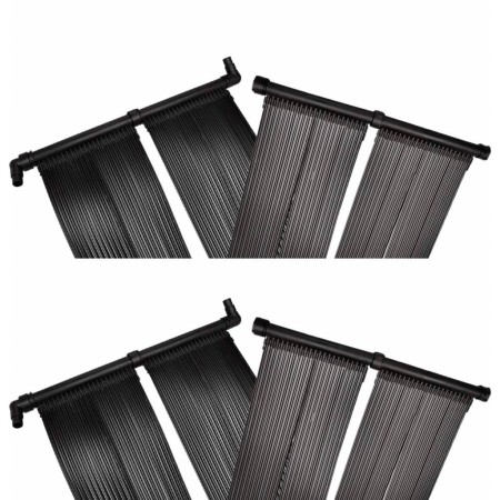 Panel de calentador solar de piscina 4 uds 80x620 cm de vidaXL, Climatizadores de piscina - Ref: Foro24-3079659, Precio: 737,...