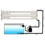 Panel de calentador solar de piscina 4 uds 80x620 cm de vidaXL, Climatizadores de piscina - Ref: Foro24-3079659, Precio: 737,...