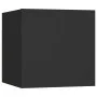 Mesita de noche madera de ingeniería negra 30,5x30x30 cm de vidaXL, Mesitas de noche - Ref: Foro24-3079709, Precio: 33,89 €, ...
