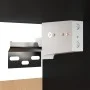 Mesita de noche madera de ingeniería negra 30,5x30x30 cm de vidaXL, Mesitas de noche - Ref: Foro24-3079709, Precio: 33,89 €, ...
