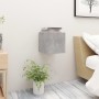 Mesita de noche madera de ingeniería gris hormigón 30,5x30x30cm de vidaXL, Mesitas de noche - Ref: Foro24-3079718, Precio: 24...