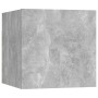 Mesita de noche madera de ingeniería gris hormigón 30,5x30x30cm de vidaXL, Mesitas de noche - Ref: Foro24-3079718, Precio: 24...