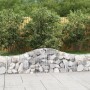 Cestas de gaviones 9 uds forma de arco hierro 200x30x40/60 cm de vidaXL, Maceteros y jardineras - Ref: Foro24-3145374, Precio...