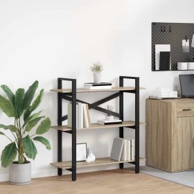 Estante de libros Roble Sonoma 100 x 33,5 x 102 cm en Librerías y estanterías | Comprar online en Foru.es