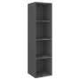 Muebles de salón de pared 2 uds madera ingeniería gris brillo de vidaXL, Muebles TV - Ref: Foro24-3079789, Precio: 123,09 €, ...