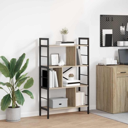 Estante de libros Roble Sonoma 75 x 30 x 123,5 cm en Librerías y estanterías | Comprar online en Foru.es