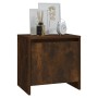 Mesita de noche madera ingeniería roble ahumado 45x34x44,5 cm de vidaXL, Mesitas de noche - Ref: Foro24-813044, Precio: 34,18...