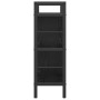Estante de libros Roble Negro 75 x 30 x 91 cm en Librerías y estanterías | Comprar online en Foru.es