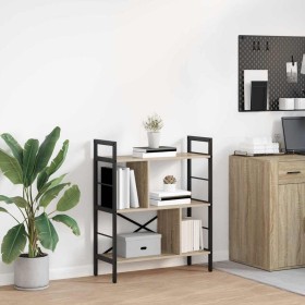 Estante de libros Roble Sonoma 75 x 30 x 91 cm en Librerías y estanterías | Comprar online en Foru.es