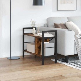 Estante de libros Roble ahumado 75 x 30 x 58,5 cm en Librerías y estanterías | Comprar online en Foru.es