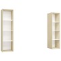 Muebles de salón de pared 2 piezas blanco y roble Sonoma de vidaXL, Muebles TV - Ref: Foro24-3079867, Precio: 128,62 €, Descu...