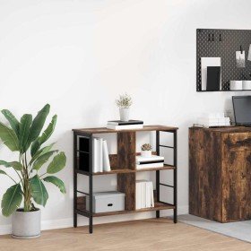 Estante de libros Roble ahumado 82 x 32 x 79 cm en Librerías y estanterías | Comprar online en Foru.es