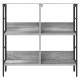 Estante de libros Gris Sonoma 82 x 32 x 79 cm en Librerías y estanterías | Comprar online en Foru.es