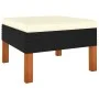 Set muebles de jardín 9 pzas ratán sintético eucalipto negro de vidaXL, Conjuntos de jardín - Ref: Foro24-3082085, Precio: 45...