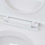 Inodoro de pared con cisterna alta oculta de cerámica de vidaXL, Baños - Ref: Foro24-3082092, Precio: 296,09 €, Descuento: %