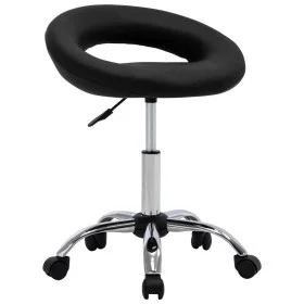 Silla de comedor giratoria cuero sintético negro de vidaXL, Sillas de comedor - Ref: Foro24-3085830, Precio: 72,58 €, Descuen...