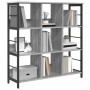 Estante de libros Gris Sonoma 102 x 32 x 104,5 cm en Librerías y estanterías | Comprar online en Foru.es