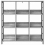 Estante de libros Gris Sonoma 102 x 32 x 104,5 cm en Librerías y estanterías | Comprar online en Foru.es