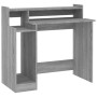 Escritorio con LED madera contrachapada gris sonoma 97x45x90 cm de vidaXL, Escritorios - Ref: Foro24-820476, Precio: 74,29 €,...