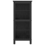 Estante de libros Roble Negro 102 x 32 x 72,5 cm en Librerías y estanterías | Comprar online en Foru.es