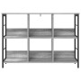 Estante de libros Gris Sonoma 102 x 32 x 72,5 cm en Librerías y estanterías | Comprar online en Foru.es