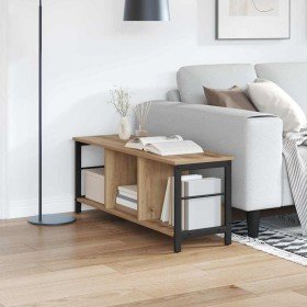 Estante de libros Roble artesanal 102 x 32 x 40,5 cm en Librerías y estanterías | Comprar online en Foru.es