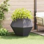 Jardinera Negro 100 x 100 x 80 cm Acero en Macetas y jardineras | Comprar online en Foru.es