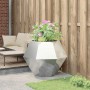 Jardinera Plateado 100 x 100 x 80 cm Acero inoxidable en Macetas y jardineras | Comprar online en Foru.es
