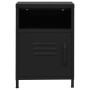 Mesitas de noche 2 uds negro acero 35x35x51 cm de vidaXL, Mesitas de noche - Ref: Foro24-3095221, Precio: 157,12 €, Descuento: %