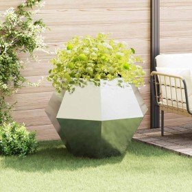 Jardinera Plateado 100 x 100 x 80 cm Acero Galvanizado en Macetas y jardineras | Comprar online en Foru.es
