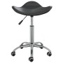 Silla de comedor giratoria cuero sintético negro de vidaXL, Sillas de comedor - Ref: Foro24-3088566, Precio: 54,44 €, Descuen...