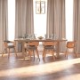 Silla de comedor 6 uds madera curvada y tela gris claro de vidaXL, Sillas de comedor - Ref: Foro24-3092393, Precio: 957,65 €,...