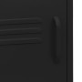 Mesitas de noche 2 uds negro acero 35x35x51 cm de vidaXL, Mesitas de noche - Ref: Foro24-3095221, Precio: 157,12 €, Descuento: %