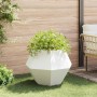 Jardinera 2 pcs 75 x 75 x 60 cm Acero en Macetas y jardineras | Comprar online en Foru.es