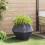 Jardinera 2 pcs Antracita 75 x 75 x 60 cm Acero en Macetas y jardineras | Comprar online en Foru.es