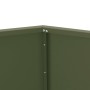 Jardinera Verde Oliva 75 x 75 x 60 cm Acero en Macetas y jardineras | Comprar online en Foru.es