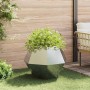 Jardinera 2 pcs Plateado 75 x 75 x 60 cm Acero Galvanizado en Macetas y jardineras | Comprar online en Foru.es
