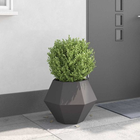 Jardinera Negro 50 x 50 x 40 cm Acero en Macetas y jardineras | Comprar online en Foru.es
