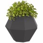 Jardinera Negro 50 x 50 x 40 cm Acero en Macetas y jardineras | Comprar online en Foru.es