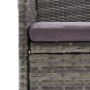 Juego muebles jardín 3 pzas con cojines ratán sintético gris de vidaXL, Conjuntos de jardín - Ref: Foro24-3094979, Precio: 26...