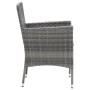 Set comedor jardín 7 pzas y cojines ratán sintético gris de vidaXL, Conjuntos de jardín - Ref: Foro24-3094982, Precio: 489,92...