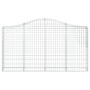 Cestas gaviones 20 uds forma de arco hierro 200x30x100/120 cm de vidaXL, Maceteros y jardineras - Ref: Foro24-3145445, Precio...